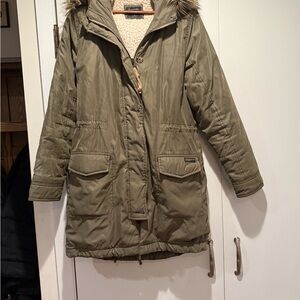 Abercrombie & Fitch Army Green Utility Jacket